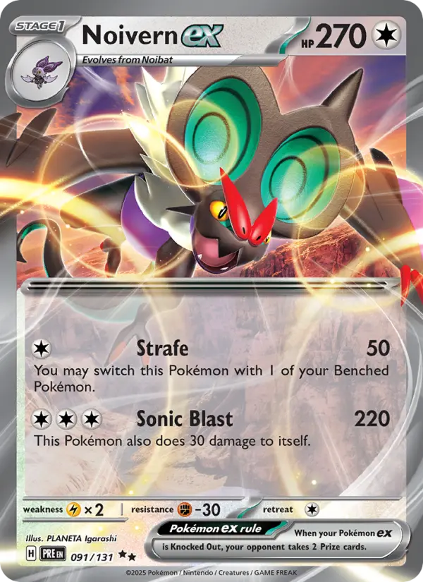 Noivern ex #091 — Prismatic Evolutions