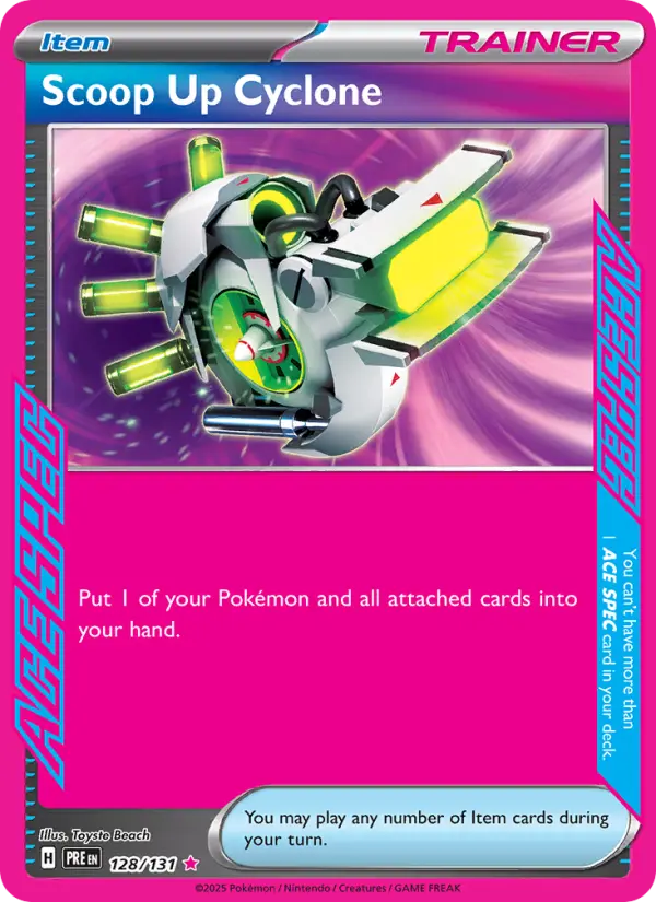 Scoop Up Cyclone #128 — Prismatic Evolutions