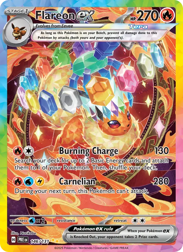 Flareon ex #146 — Prismatic Evolutions