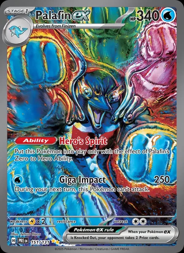 Palafin ex #151 — Prismatic Evolutions