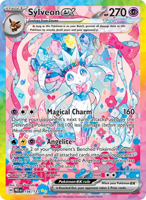 Sylveon ex #156 — Prismatic Evolutions