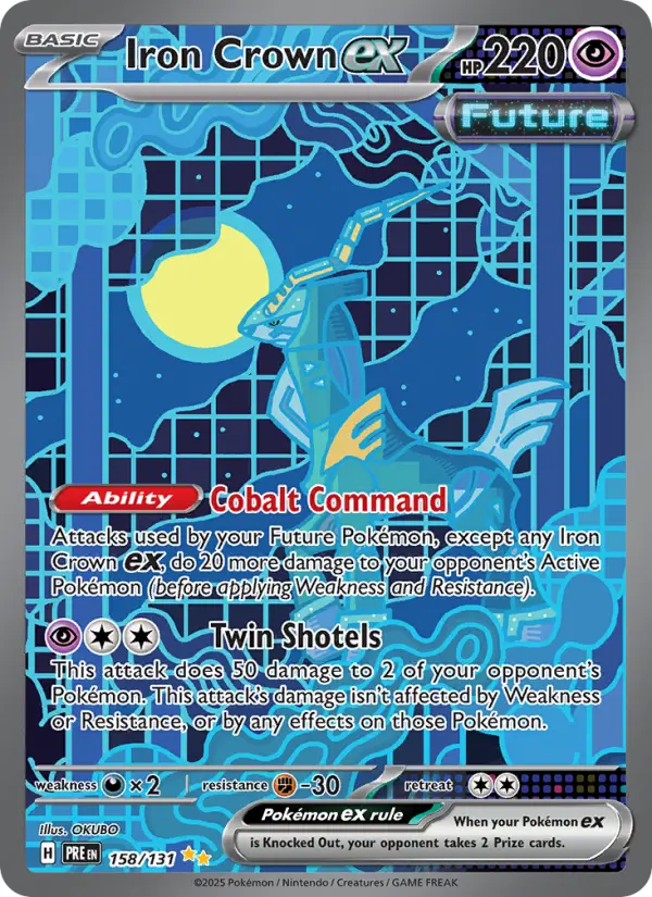 Iron Crown ex #158 — Prismatic Evolutions