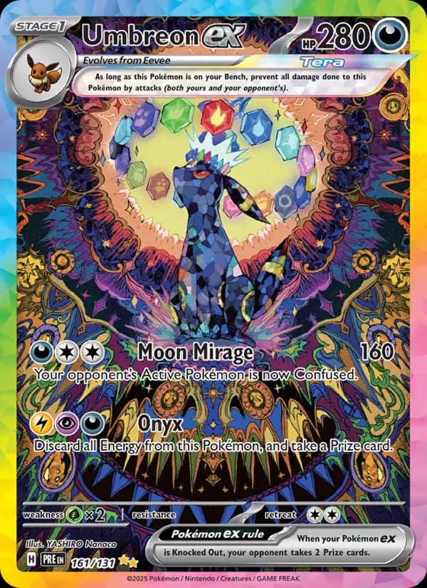 Umbreon ex #161 — Prismatic Evolutions