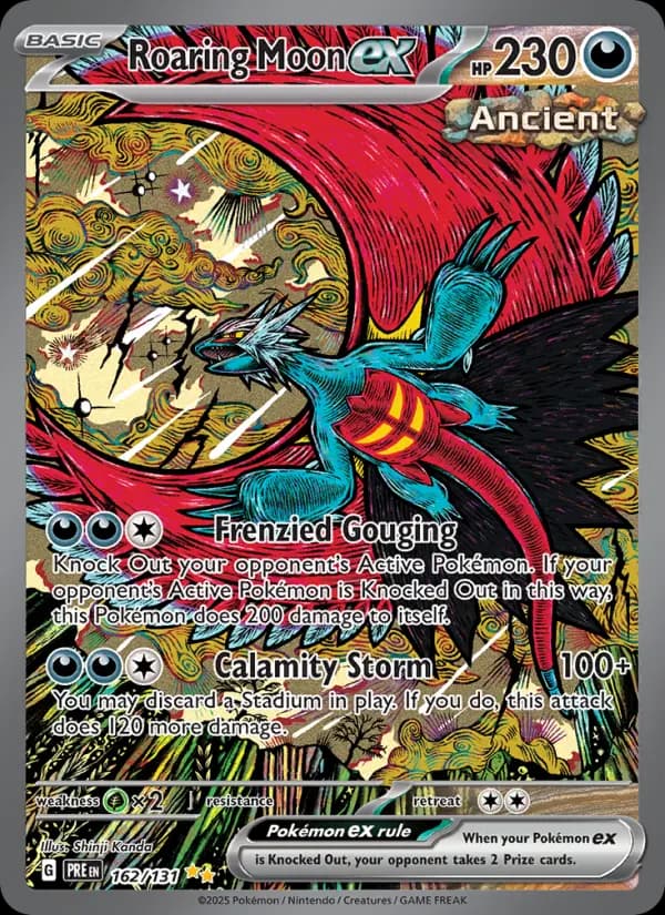 Roaring Moon ex #162 — Prismatic Evolutions