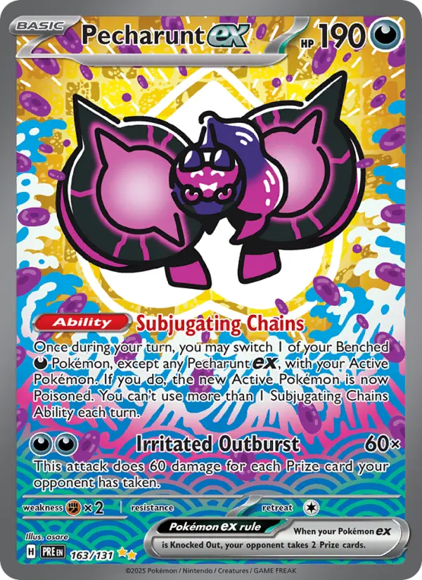 Pecharunt ex #163 — Prismatic Evolutions