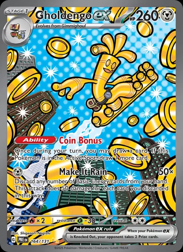 Gholdengo ex #164 — Prismatic Evolutions