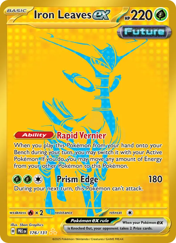 Iron Leaves ex #176 — Prismatic Evolutions