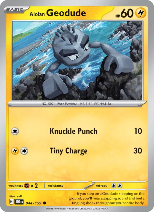 Alolan Geodude #044 — Journey Together