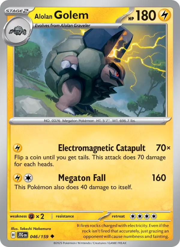 Alolan Golem #046 — Journey Together