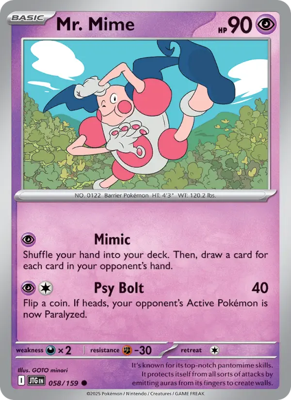 Mr. Mime #058 — Journey Together