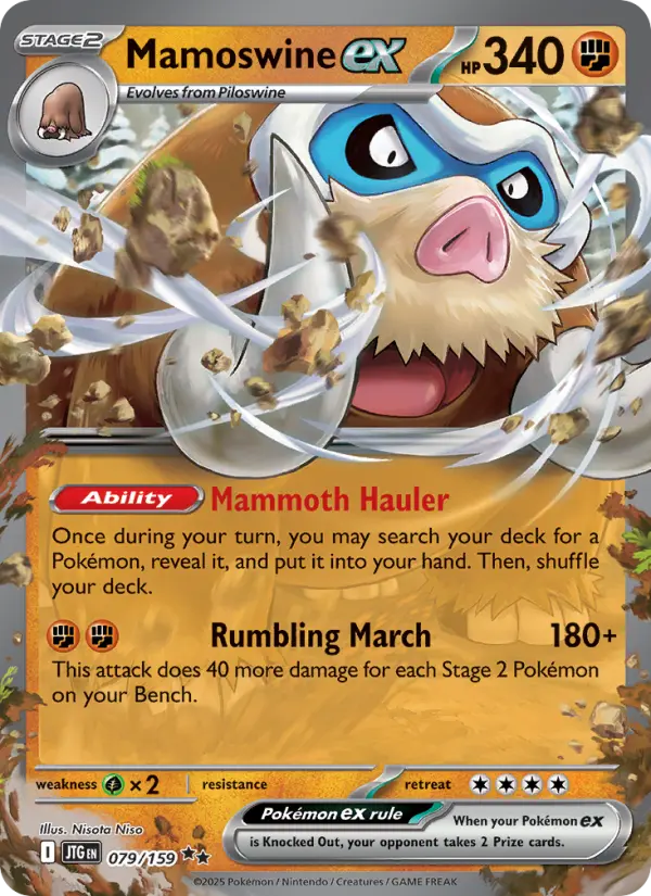 Mamoswine ex #079 — Journey Together