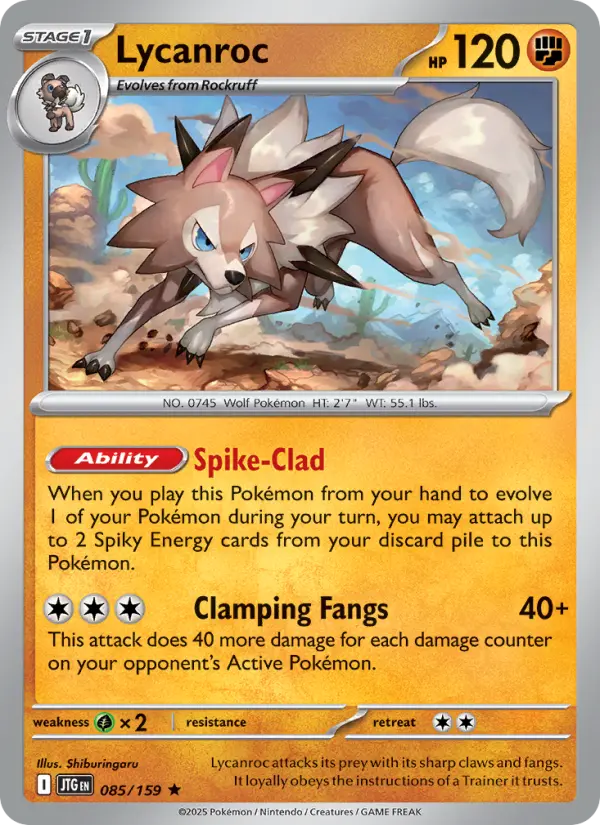 Lycanroc #085 — Journey Together