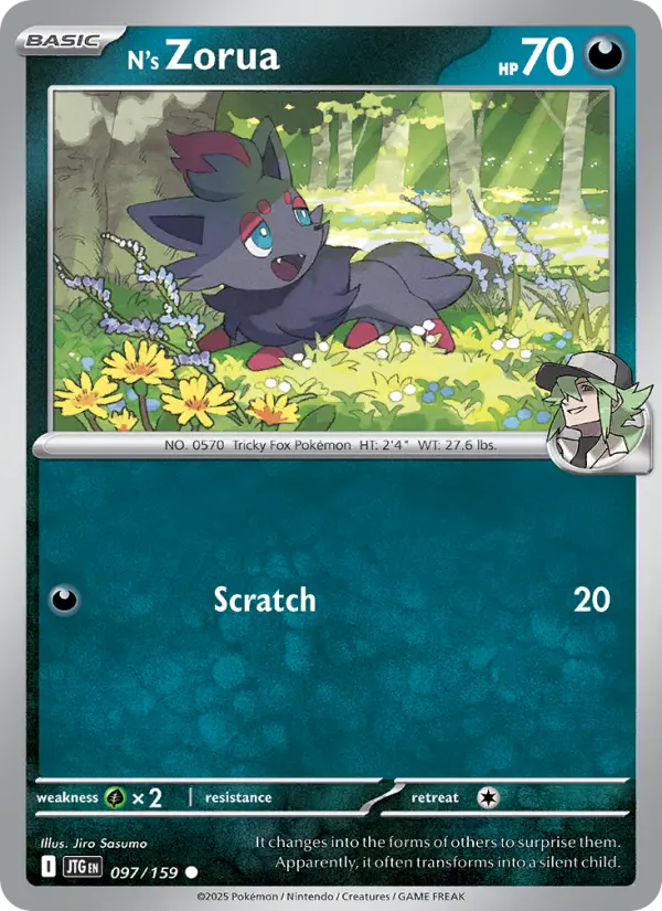 N's Zorua #097 — Journey Together