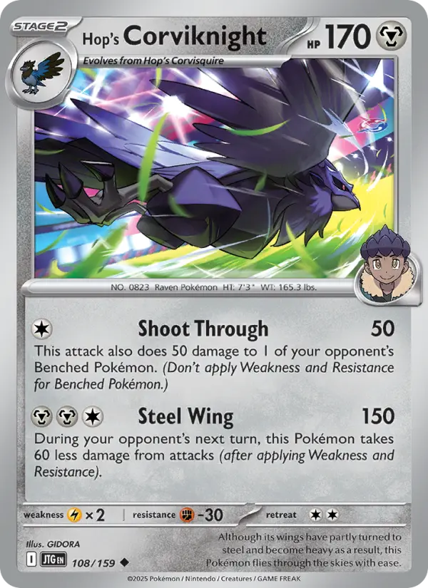 Hop's Corviknight #108 — Journey Together