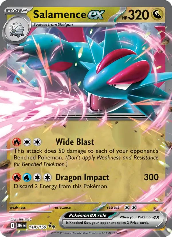Salamence ex #114 — Journey Together