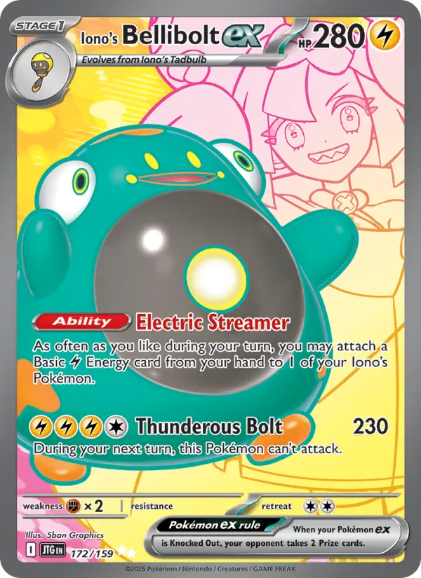 Iono's Bellibolt ex #172 — Journey Together