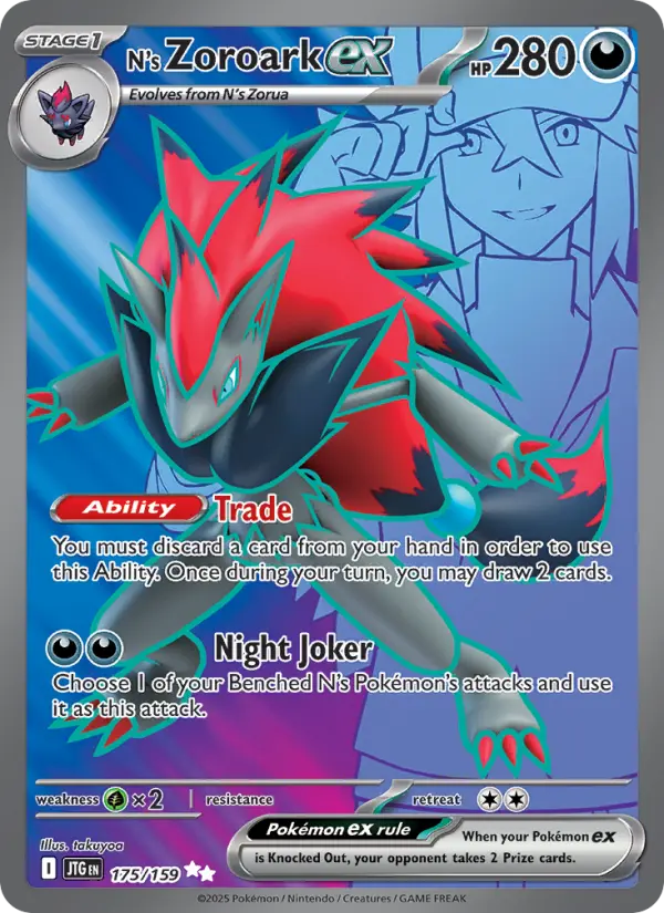 N's Zoroark ex #175 — Journey Together