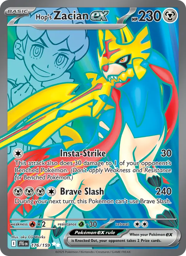 Hop's Zacian ex #176 — Journey Together