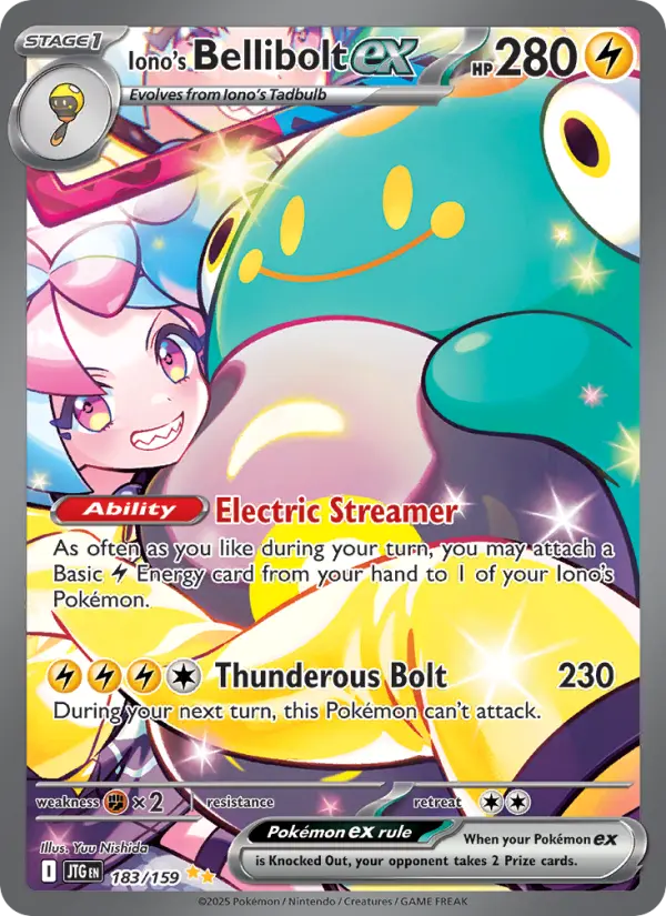 Iono's Bellibolt ex #183 — Journey Together