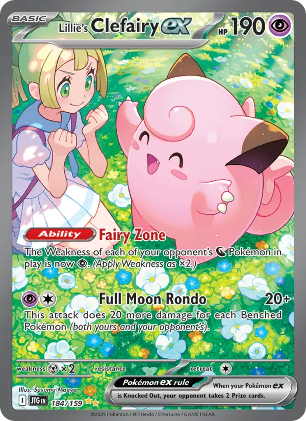 Lillie's Clefairy ex #184 — Journey Together