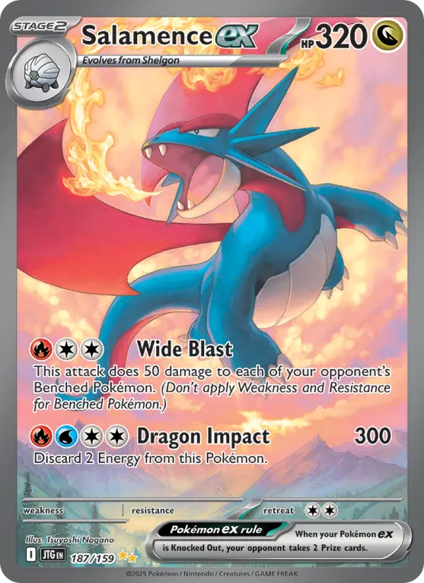 Salamence ex #187 — Journey Together