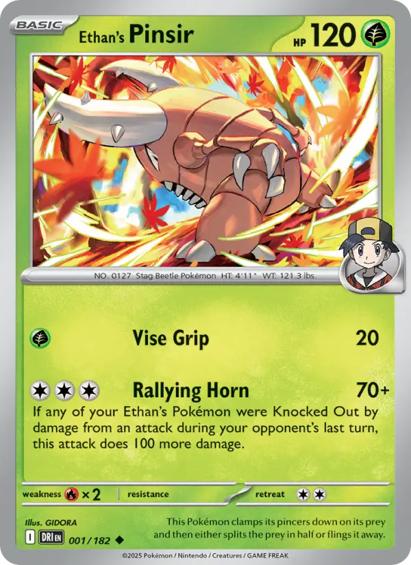 Ethan's Pinsir #001 — Destined Rivals