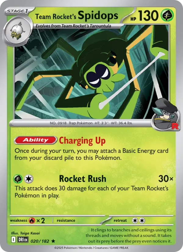 Team Rocket's Spidops #020 — Destined Rivals