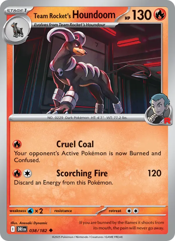 Team Rocket's Houndoom #038 — Destined Rivals