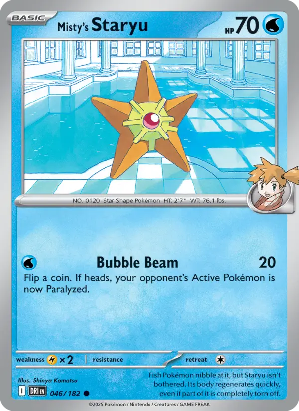 Misty's Staryu #046 — Destined Rivals