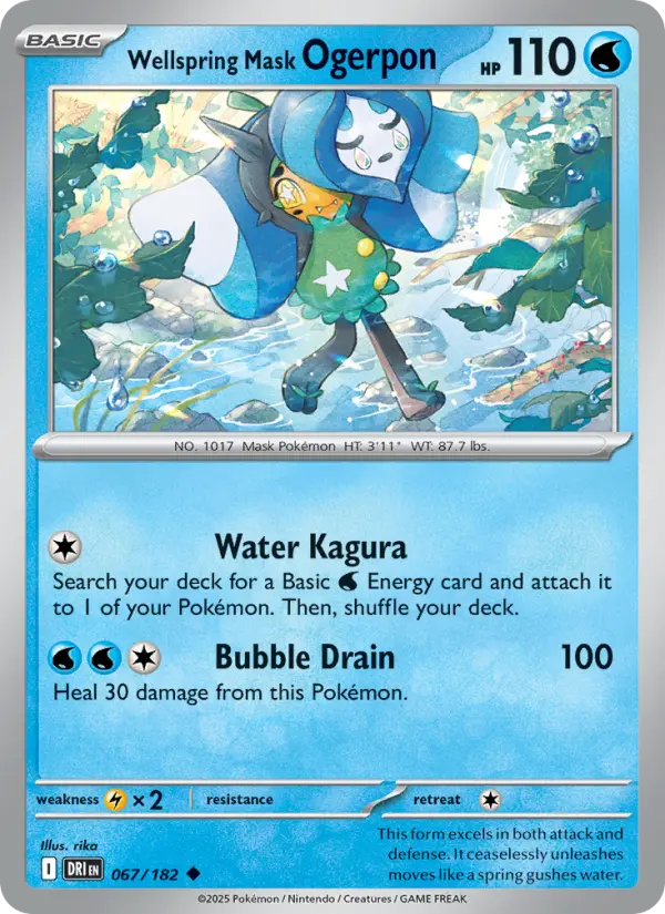 Wellspring Mask Ogerpon #067 — Destined Rivals