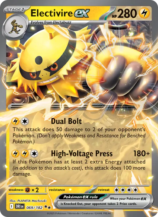 Electivire ex #069 — Destined Rivals