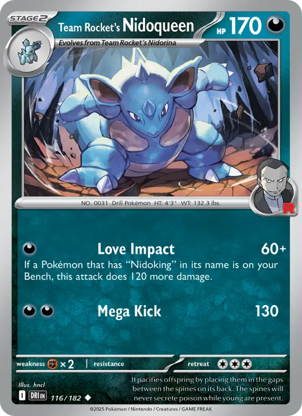Team Rocket's Nidoqueen #116 — Destined Rivals