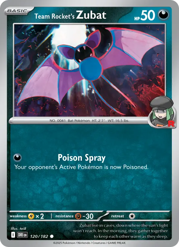 Team Rocket's Zubat #120 — Destined Rivals