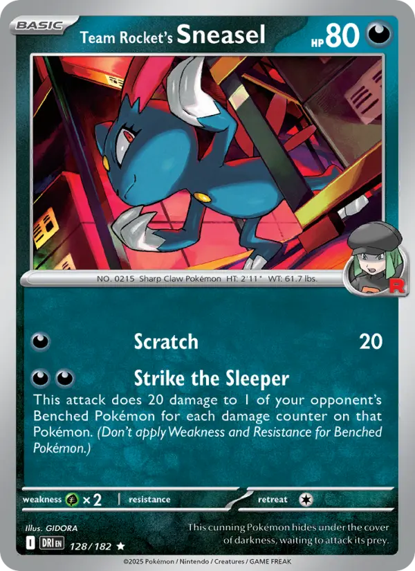 Team Rocket's Sneasel #128 — Destined Rivals
