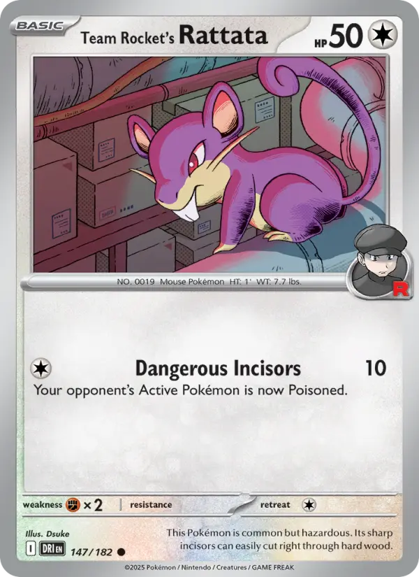 Team Rocket's Rattata #147 — Destined Rivals
