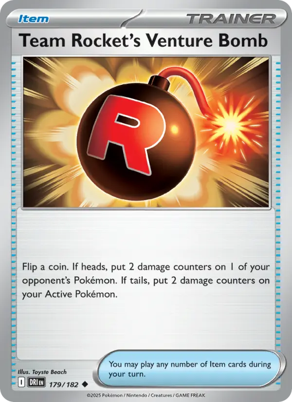 Team Rocket's Venture Bomb #179 — Destined Rivals