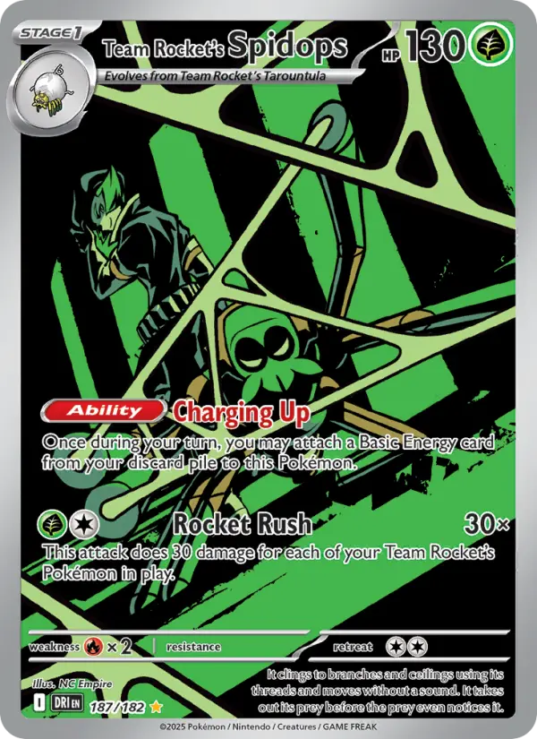 Team Rocket's Spidops #187 — Destined Rivals