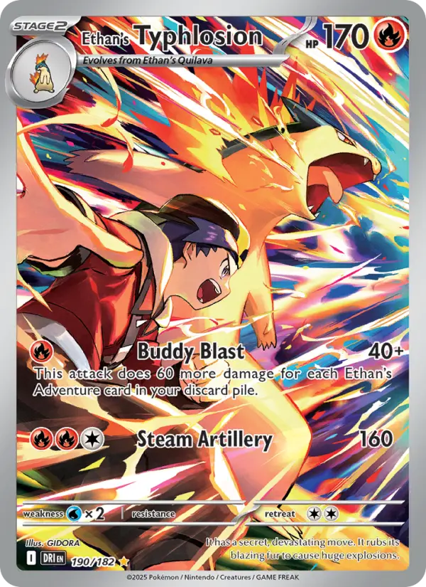 Ethan's Typhlosion #190 — Destined Rivals