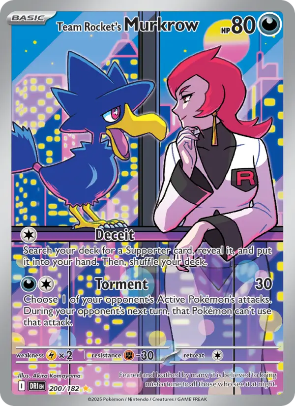 Team Rocket's Murkrow #200 — Destined Rivals