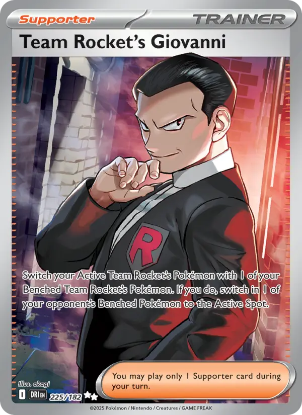 Team Rocket's Giovanni #225 — Destined Rivals