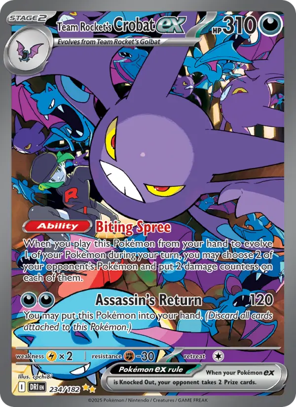 Team Rocket's Crobat ex #234 — Destined Rivals