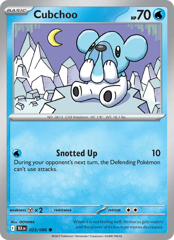 Cubchoo #025 — Black Bolt