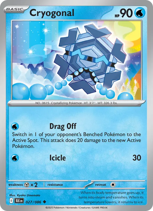 Cryogonal #027 — Black Bolt