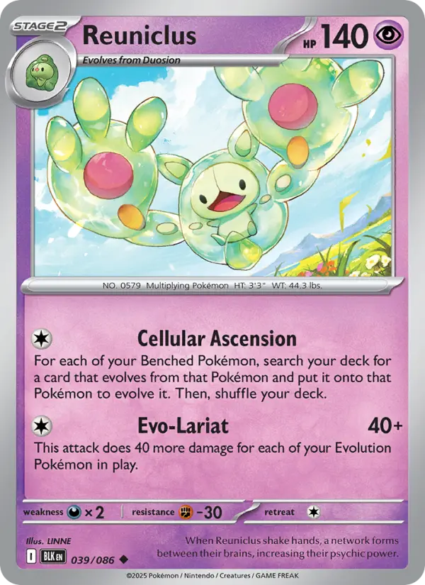 Reuniclus #039 — Black Bolt