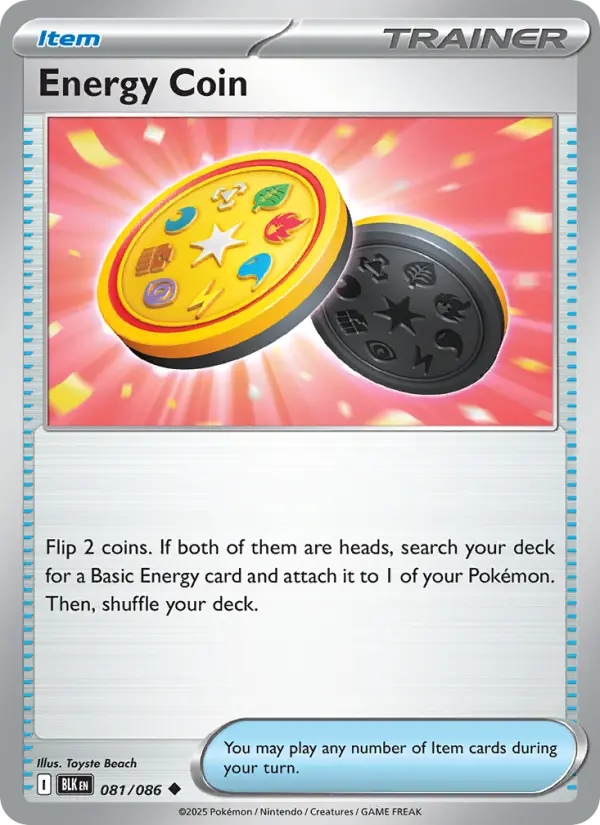 Energy Coin #081 — Black Bolt