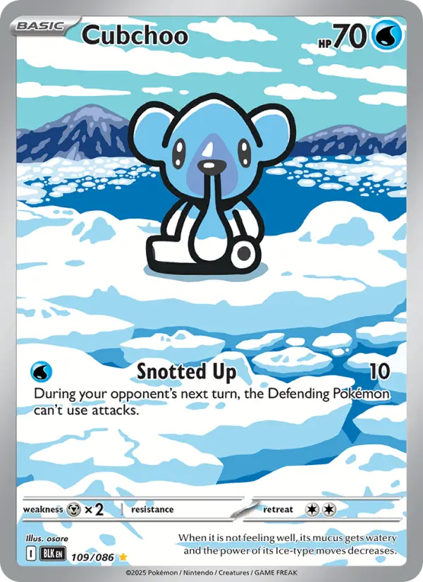 Cubchoo #109 — Black Bolt