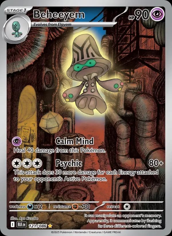 Beheeyem #121 — Black Bolt