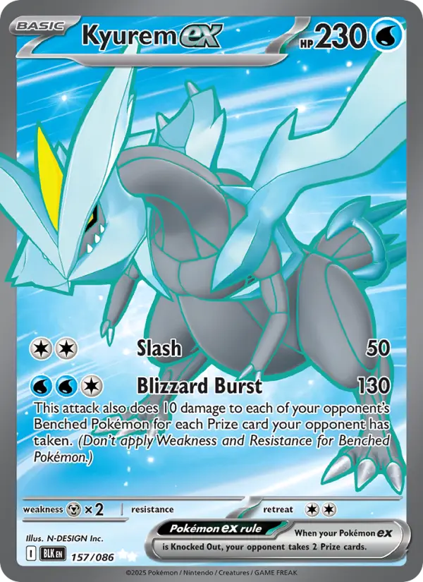 Kyurem ex #157 — Black Bolt