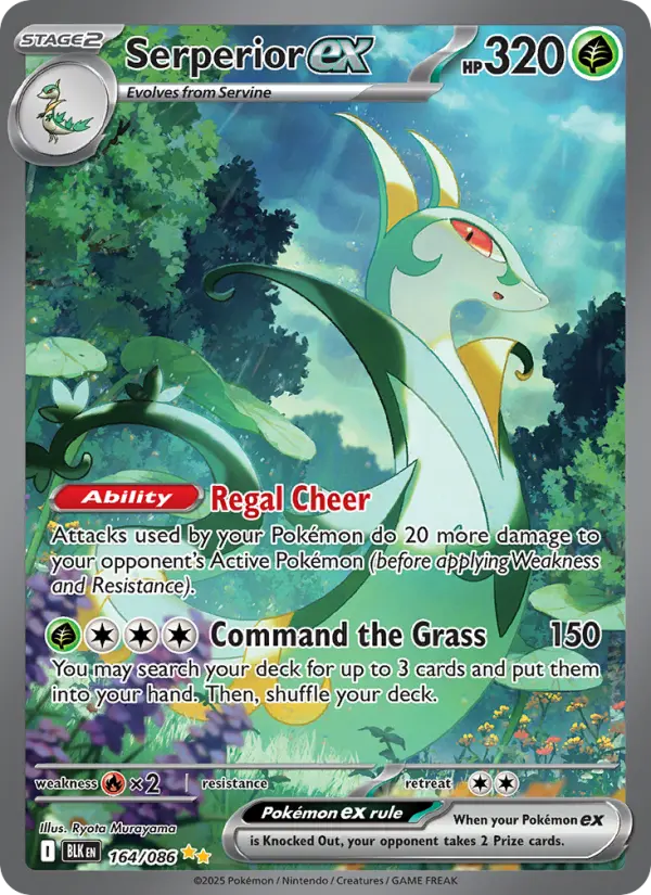 Serperior ex #164 — Black Bolt