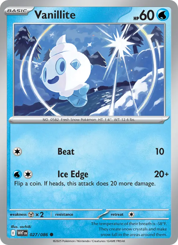 Vanillite #027 — White Flare